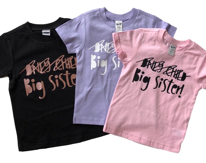 Sister Shirt Biggest Sister Big Sister Shirt I'm Etsy