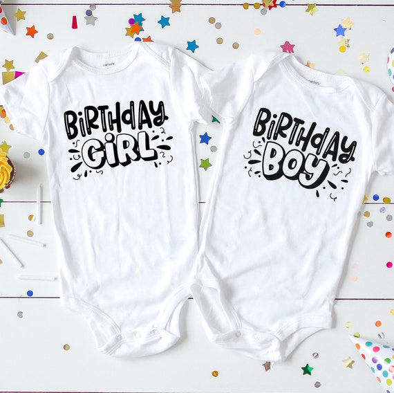 boy girl twin first birthday outfits