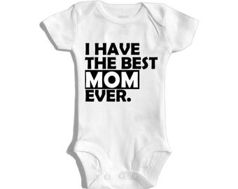 Best mom ever - Best mom - Mothers day gift - Outfit for mothers day - New mom gift - Baby shower gift - First time mom - Mommy is my bestie