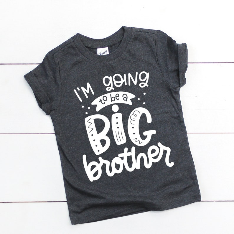Big brother announcement I'm going to be a big brother Pregnancy reveal shirt for big brother to be Big brother ornament add on image 1
