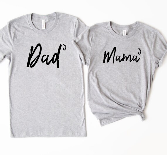 3er bebe anuncio camisetas para mama y papa Mayor medio mas joven Hermano mayor de nuevo hermana mayor Juego de hermanos de 3 Camisas