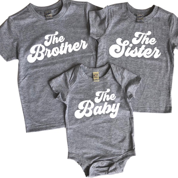 3rd baby announcement - Big brother shirt - Big shirter shirt - Sibling shirt set of 3 - Big brother again - Family shirts - Matching tees