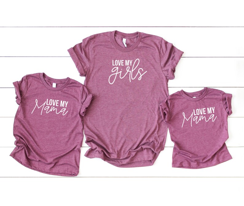 I Love My Boys I Love My Mama Matching Boy Mama Shirts Mama Etsy