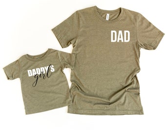 Daddy's girl shirt | Dad and daughter | Baby girl | Father and daughter shirts | Dad and me tees | Father's day matching shirts | Dad and me