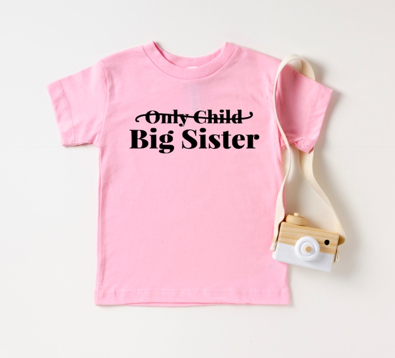 Big sister announcement shirt - Big sister youth tee - Birth announcement - Sibling shirt - Only child expiring big sister to be - little 