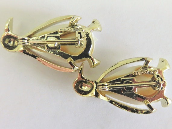 Vintage Pair of GERRY'S Penguin Brooches, Opaque … - image 2