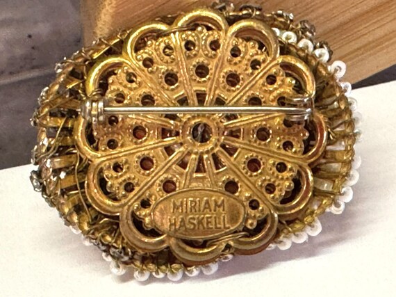 Incredible Vintage Signed Miriam HASKELL Baroque … - image 4