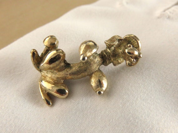 Vintage COVENTRY French Poodle Dog Brooch with Br… - image 6
