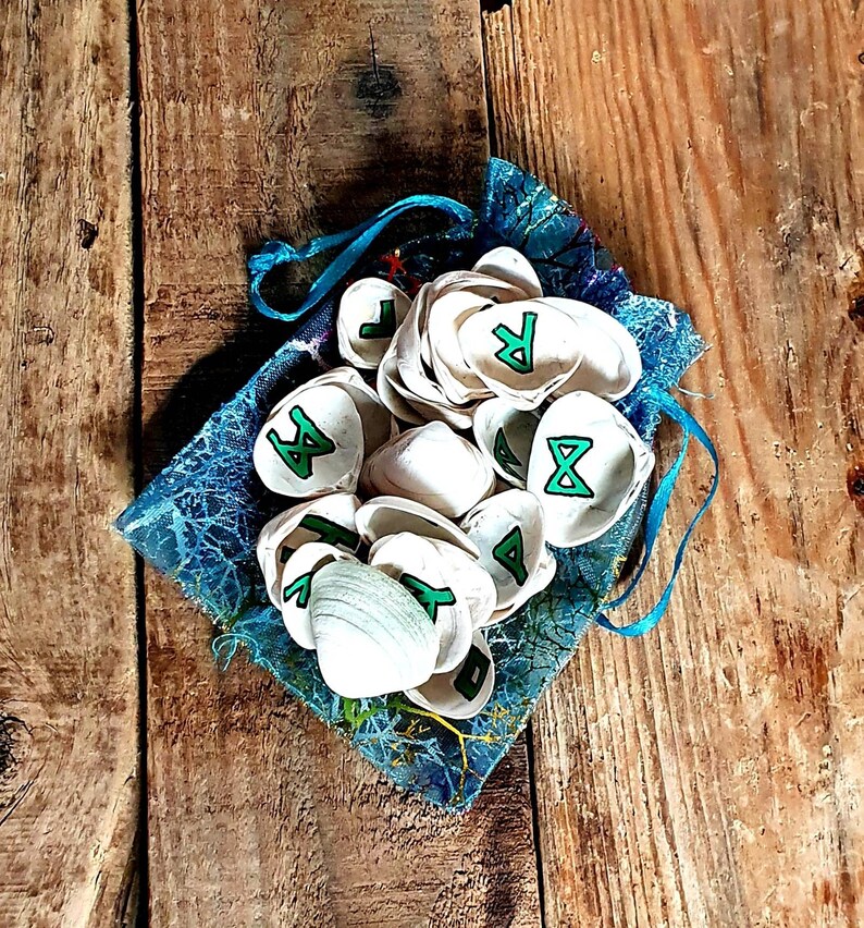 Shell Runes Scottish Rune Shells | Etsy