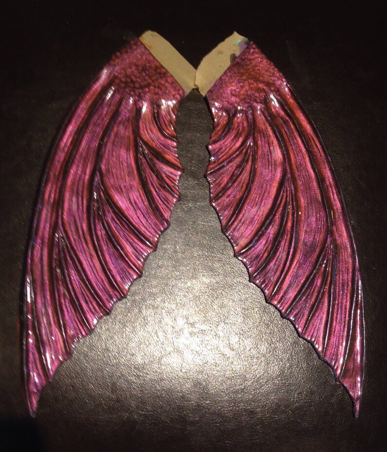 Silicone hipankle finsfor fabric or silicone mermaid tails you pick the color - long Rowan style