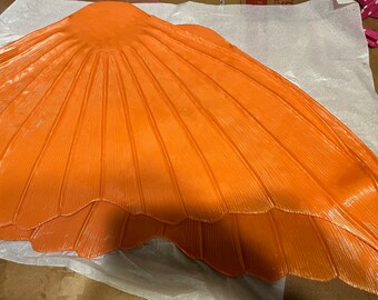 Ready to Ship!  Monarch flukes in bright orange