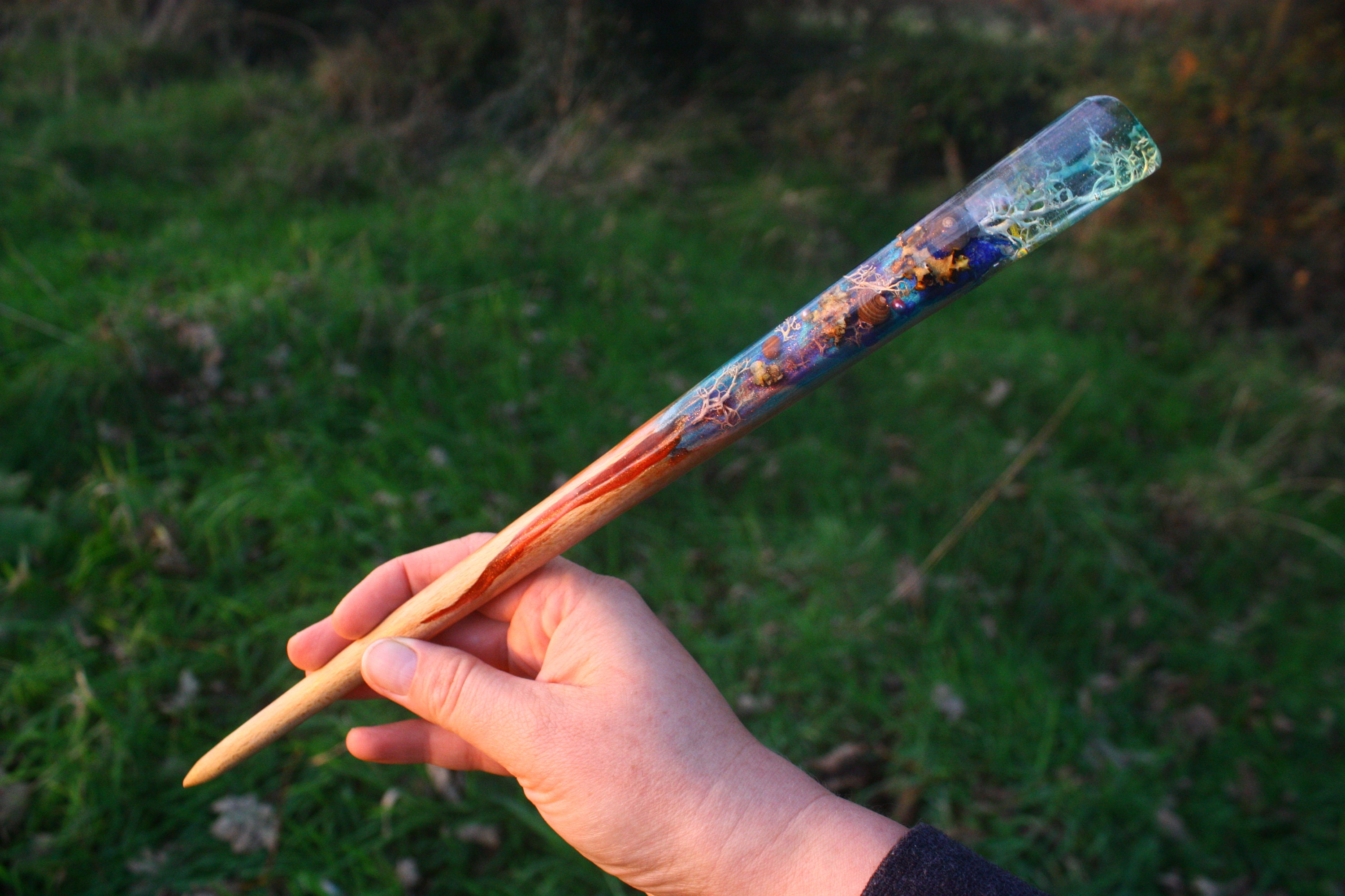 Magic Wand - Red River - Perfect handmade personalized gift for Witch or Wizard
