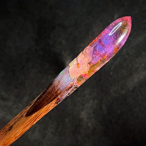 Hair stick - Delicate Garden - Handmade Hair Accessories  Hair fork Wooden  Hair Pin  Perfect Gift for Her
