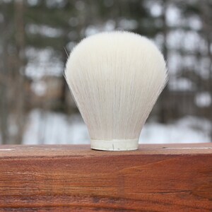 30MM Cashmere Synthetic - Extra Dense Shaving Brush Knot -  All White - APShaveCo.