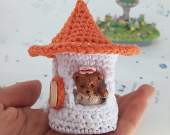 かぎ針編みのパターン - 小さなドールハウス (ミニチュアかぎ針編みの