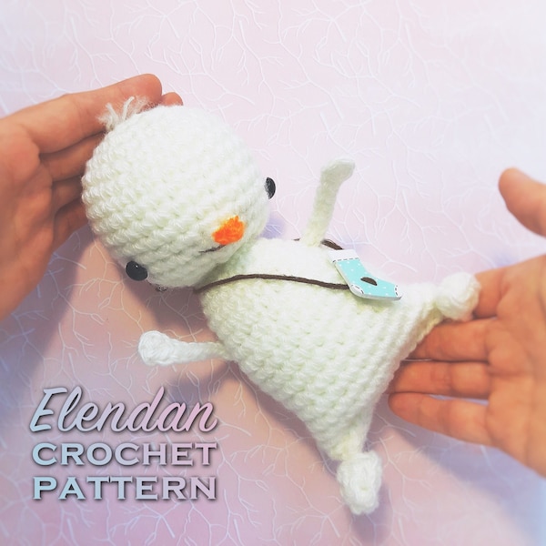 Snowman crochet pattern - SPECIAL OFFER  (beginner crochet,amigurumi pattern,christmas crochet pattern,christmas amigurumi,Elendan snowman)