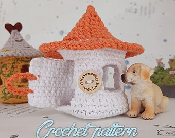 かぎ針編みのパターン - 小さなドールハウス (ミニチュアかぎ針編みの