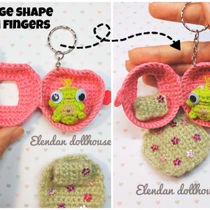 Locket shape may be changed from classical tamagotchi egg shape to heart and back (by bending frame with fingers)