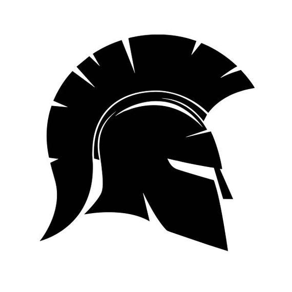 Spartan Helmet vinyl decal sticker for Car/Truck Window Etsy