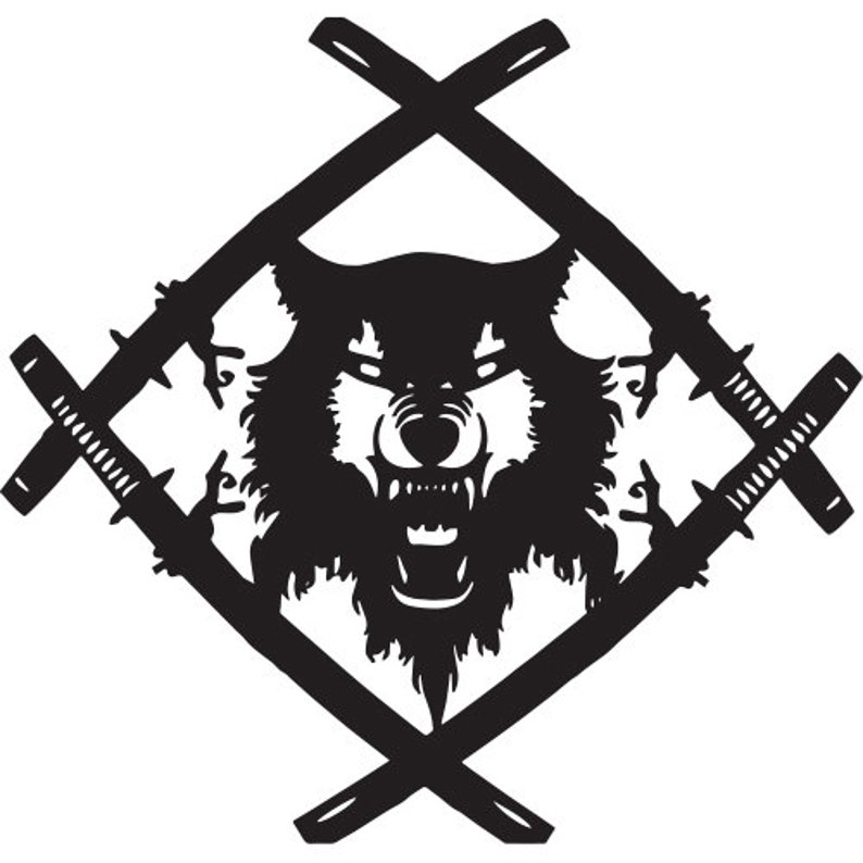 hollow squad xavier wulf vinyl decal sticker for car/truck | etsy