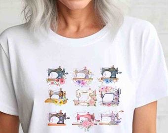 Maglietta da cucito, regalo per sarta e quilter, unisex, in cotone pesante