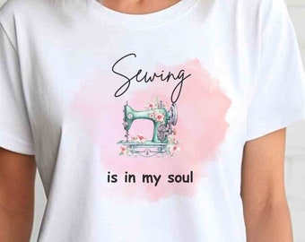 Sewing Shirt Unisex Heavy Cotton Tee Gift for Mom Day T-Shirt Gift for Quilter