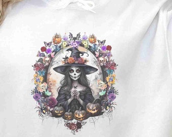 Witch Gothic Vibes Halloween Unisex Heavy Blend™ Hooded Sweatshirt