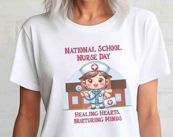 National School Nurse Day Shirt Unisex Heavy Cotton Nurse Tee