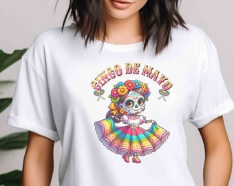 Cinco de Mayo Shirt Unisex Heavy Cotton Tee Gift for Mexican Holiday T-Shirt