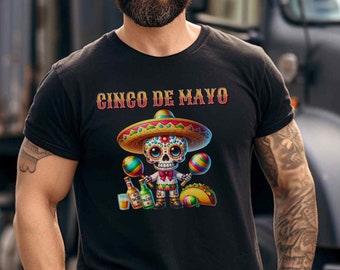 Cinco de Mayo Shirt Unisex Heavy Cotton Tee Gift for Mexican T-Shirt