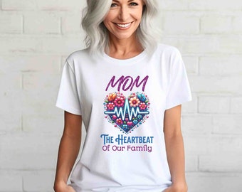 Mom Family Shirt Unisex Heavy Cotton Tee, Mother's Day Shirt