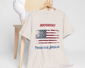 Independence Day Shirt Unisex Heavy Cotton Tee Father's Day T-Shirt Gift for Dad Tee