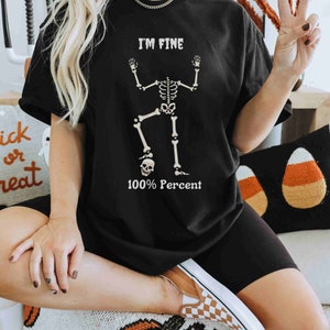 Funny Creepy Skeleton Hand Unisex Heavy Cotton Tee, Dancing Skeleton shirt