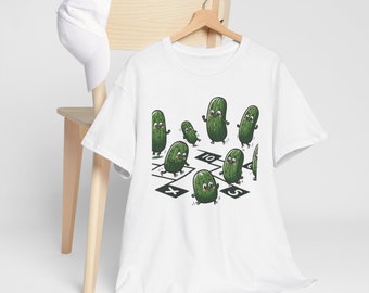Pickles T-shirt Gift for Pickle Lover Shirt Unisex Heavy Cotton Tee Hula Hoop Pickle T-Shirt