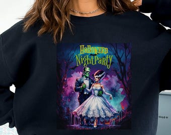 Frankenstein und seine Braut, Ballroom Halloween Pary Sweatshirt