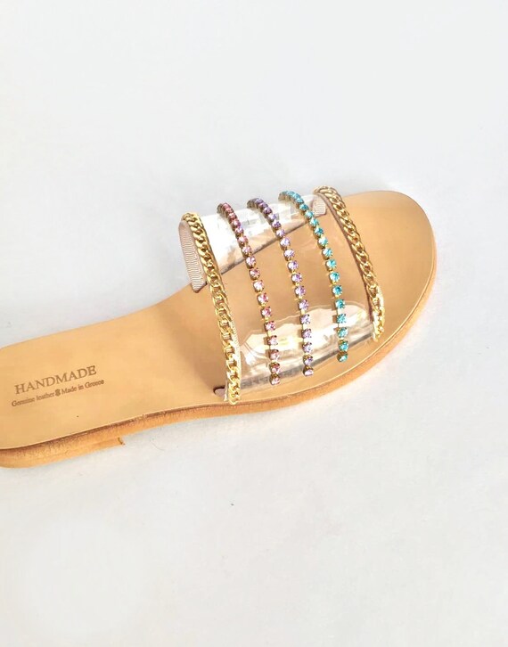 luxury slide sandals