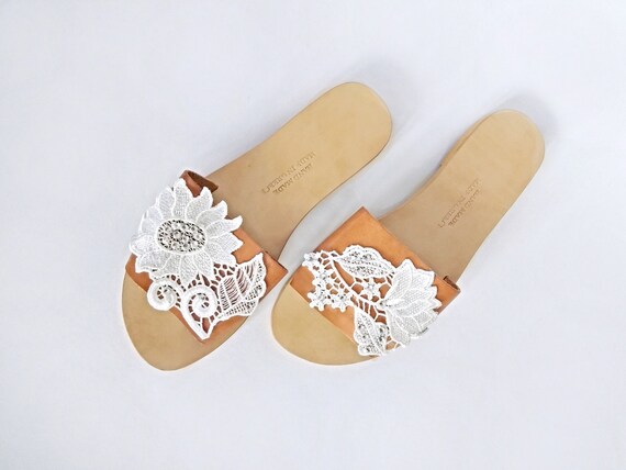 bridal sandals flat