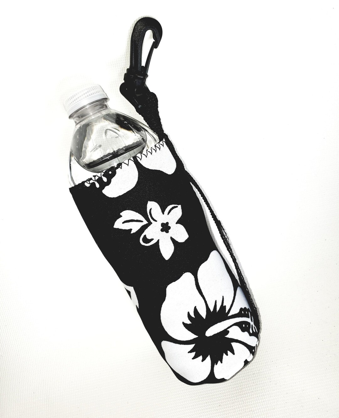 Neoprene Water Bottle Koozie 24oz - Retro Black
