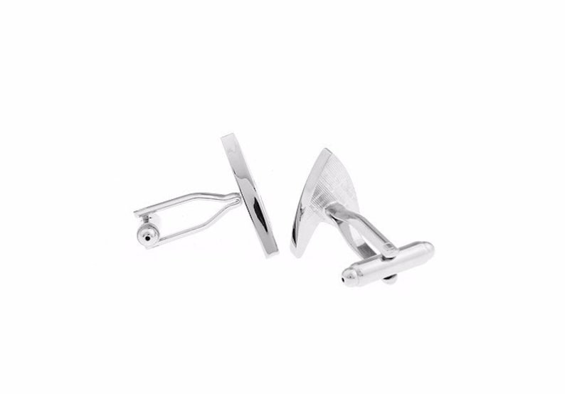 Groomsmen Cufflinks Jewelry For Men Silver Tone CuffLinks Best Gift For Dad Groomsmen Gifts Gifts for Him