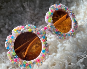 Colorful Star Sunglasses: Handmade Toddler Accessories
