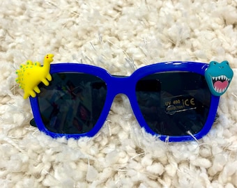 Dinosaur Sunglasses: Handmade Kid's UV400 Sunglasses