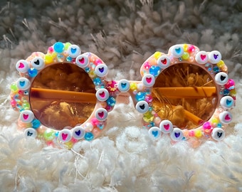 Heart Sunglasses: Handmade Toddler Accessories, Valentine Gift