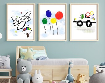 Nursery - Play Room Digital Art Print Series
