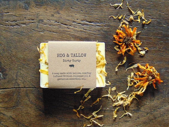 Dirty Gurty - a handmade geranium oil soap
