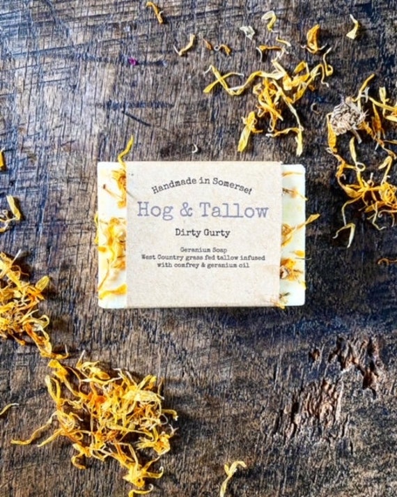 Dirty Gurty - a handmade geranium oil soap