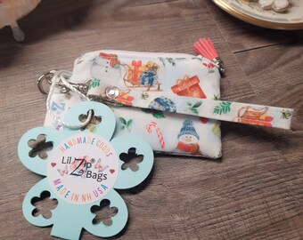Christmas Presents Zip Wallet INCLUDES Wristlet Strap!