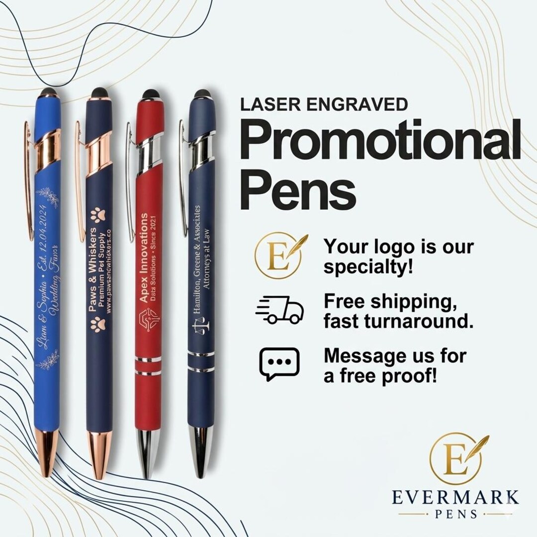 Personalized Engraved Pens | Custom Logo & Name | Bulk Business and ...