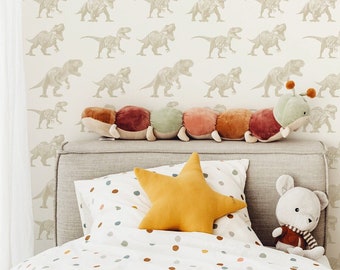 Dinosaur Wallpaper Vintage Dinosaur Wallpaper Peel And Stick Boys Room Wallpaper Dinosaur Kids Wallpaper For Boys Bedroom Accent Wall