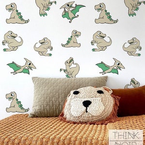 Dinosaur Wallpaper Cartoon Dinosaur Wallpaper Peel And Stick Boys Room Wallpaper Dinosaur Kids Wallpaper For Boys Bedroom Accent Wall
