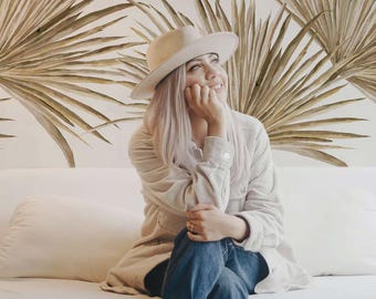Palm Tropical Wallpaper Wall Mural Peel And Stick Palm Wallpaper Tropical Wallpaper Accent Wall Large Jungle Wall Mural Boho Wall Decor